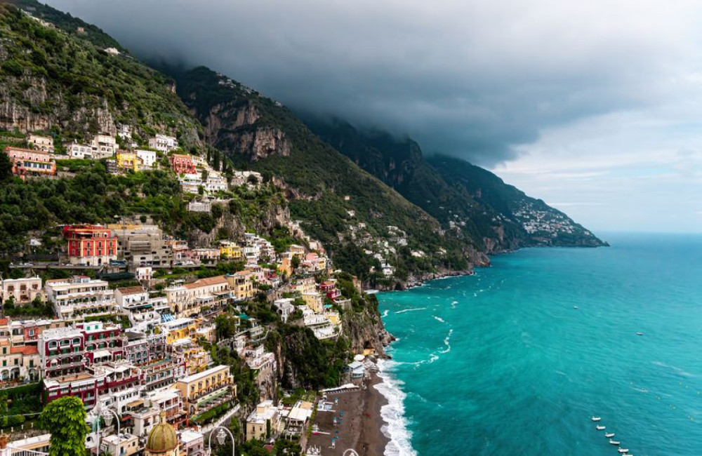 Kaart Italië Amalfi kust: reisgids en plaatsen